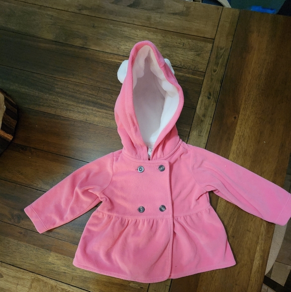 Carter's Other - Carters pink fleece jacket